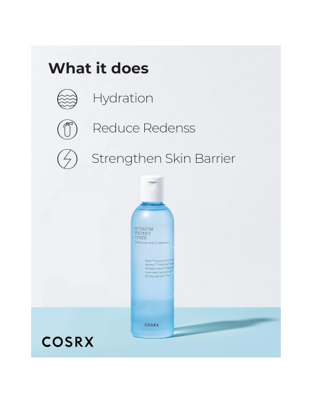 Tónico Hidratante COSRX Hydrium 280ml Ácido Hialurónico Tónico Hidratante COSRX Hydrium 280ml Ácido Hialurónico