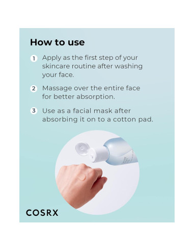 Tónico Hidratante COSRX Hydrium 280ml Ácido Hialurónico