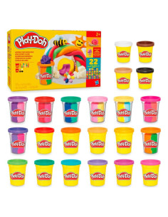 Play-Doh 22 Latas de Colores Variados 2 y 4 Oz para Niños