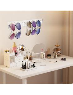 Organizador de Gafas de Pared Meaocer 2 Paquetes Acrílico 2