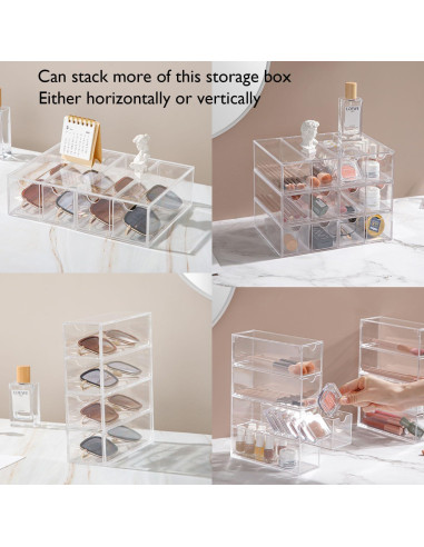 Caja de Almacenamiento para Gafas Forfuture-go Acrílico 4 Capas