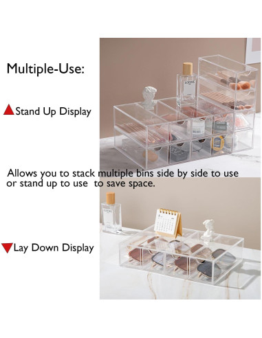 Caja de Almacenamiento para Gafas Forfuture-go Acrílico 4 Capas