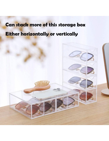 Caja de Almacenamiento para Gafas Forfuture-go Acrílico 4 Capas