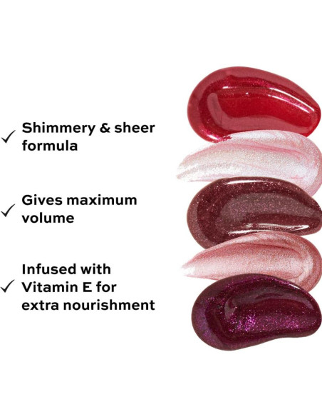 Brillo Labial Revolution Pout Bomb 6 Colores Vitamina E