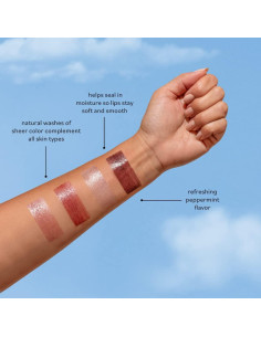 Balsamos Labiales Tinteados Sky Organics 4 Sabores 17g 2