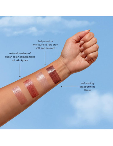 Balsamos Labiales Tinteados Sky Organics 4 Sabores 17g