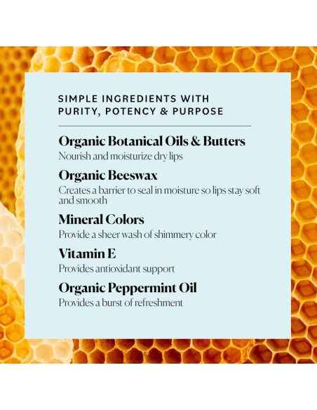 Balsamos Labiales Tinteados Sky Organics 4 Sabores 17g