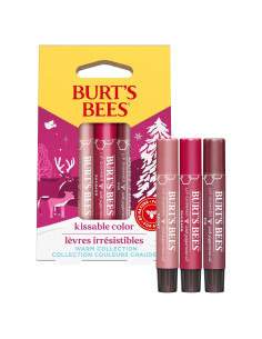 Set de Regalo Burt's Bees Lip Shimmer 3-Pack Color Cálido