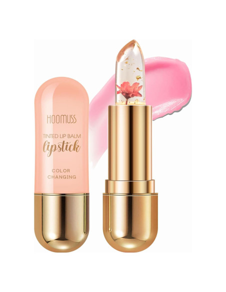 Bálsamo Labial Tinte HOOMUSS Rosa Brillante 17.86g Vegano