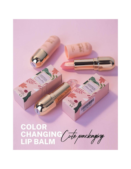 Bálsamo Labial Tinte HOOMUSS Rosa Brillante 17.86g Vegano