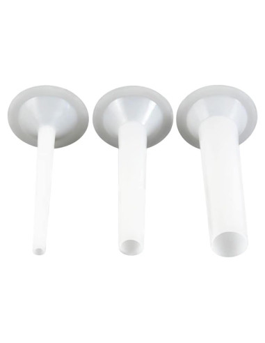 Tubos de Relleno de Salchichas GSHLLO 3 Piezas Plástico