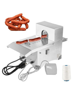 Máquina de Atar Salchichas Eléctrica Sunnibety 50mm Acero Inoxidable