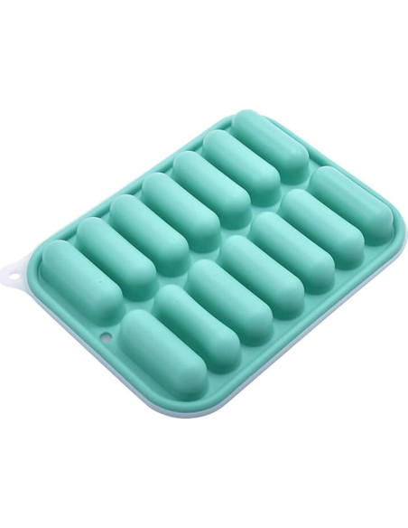 Molde de Silicona Antiadherente DOITOOL para Salchichas 12 Cavidades