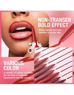 Set de 6 Lápices Labiales Mate LANGMANNI - Alta Pigmentación 2