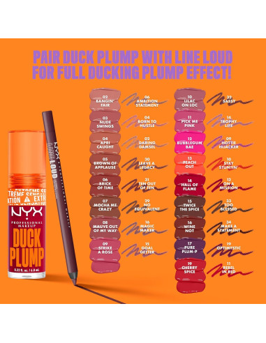 Gloss Labial Voluminizador NYX Duck Plump 6,81 ml - Picante