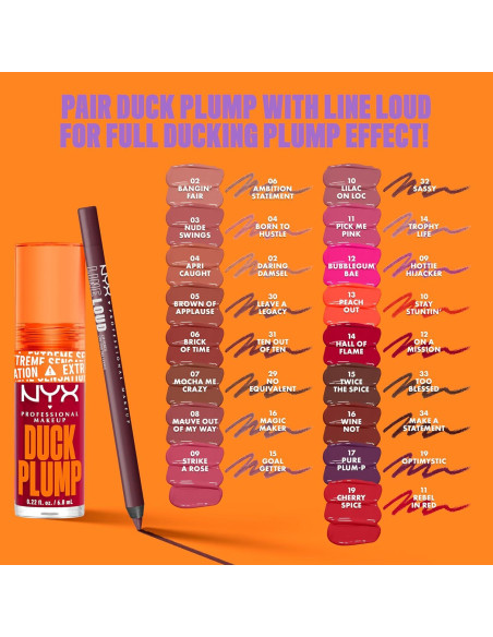 Gloss Labial Voluminizador NYX Duck Plump 6,81 ml - Picante Gloss Labial Voluminizador NYX Duck Plump 6,81 ml - Picante