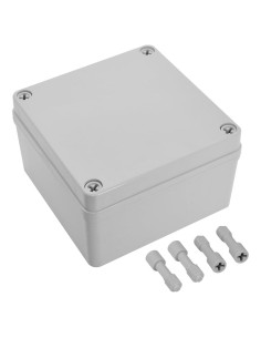 Caja de Conexiones LeMotech IP67 Gris 125x125x75mm