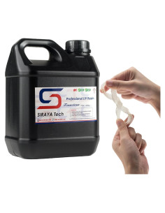Resina Flexible 405nm Siraya Tech Tenacious 2000g Transparente