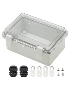 Caja de Conexiones Zulkit IP65 Plástico ABS 150x100x70mm