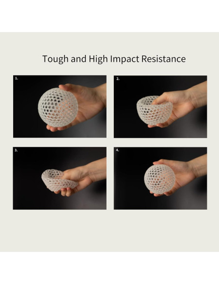 Resina Flexible 405nm Siraya Tech Tenacious 2000g Transparente