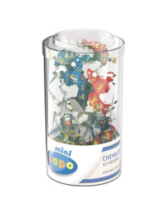 Juguete Caballeros Mini Tub's Papo - 8 Figuras y 4 Caballos