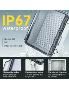 Caja de Conexiones Eléctricas IGEYAPA IP67 22.1x17x10.9cm 2