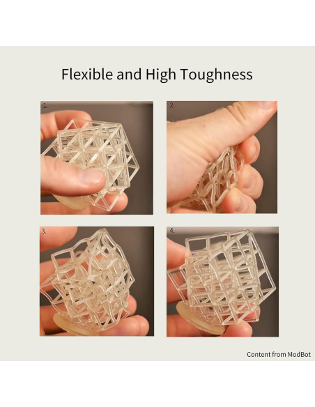 Resina Flexible 405nm Siraya Tech Tenacious 2000g Transparente