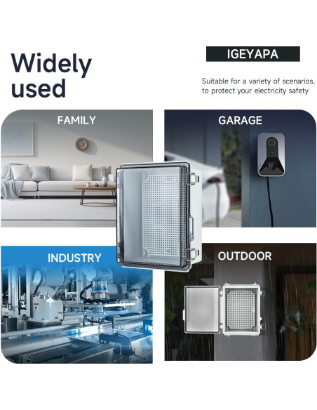Caja de Conexiones Eléctricas IGEYAPA IP67 22.1x17x10.9cm