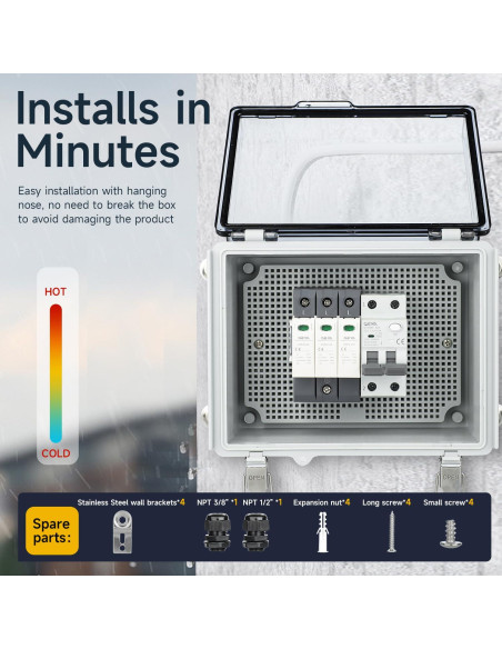 Caja de Conexiones Eléctricas IGEYAPA IP67 22.1x17x10.9cm