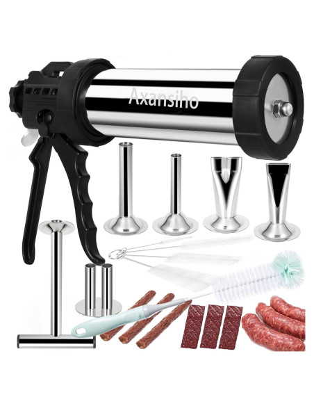 Pistola de Jerky MTOGALT 2 lbs Acero Inoxidable 12 Piezas