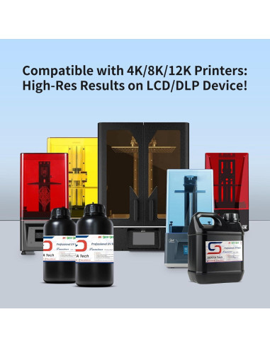 Resina Flexible 405nm Siraya Tech Tenacious 2000g Transparente