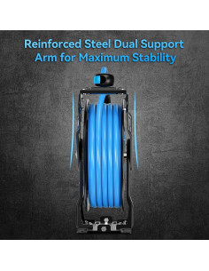 Carrete de Manguera de Aire Retráctil Relhost 15m 10bar 2