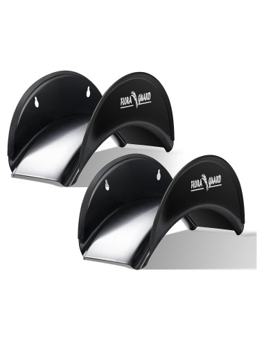 Soporte de Manguera FLORA GUARD 2 Piezas Metal Negro 38m