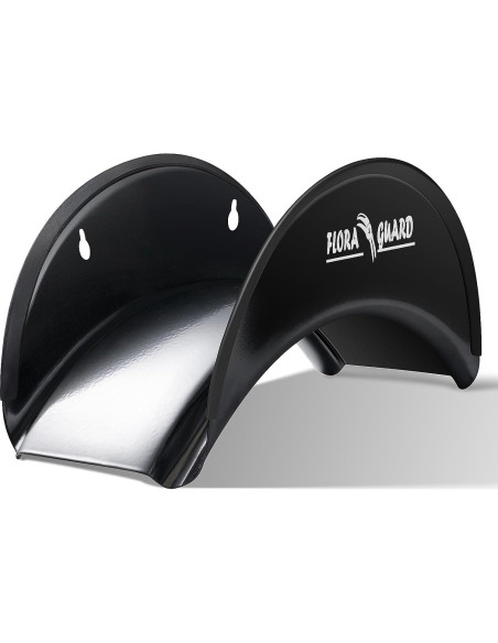 Soporte de Manguera FLORA GUARD 2 Piezas Metal Negro 38m Soporte de Manguera FLORA GUARD 2 Piezas Metal Negro 38m