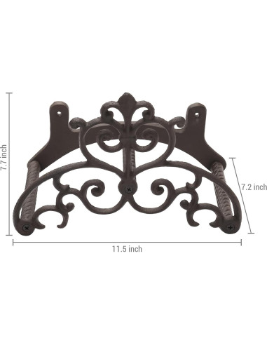 Soporte de Manguera de Jardín MyGift Hierro Fundido 1,58 kg