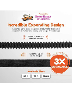 Manguera de Jardín Expandible Flexi Hose 15m Conectores Latón 2