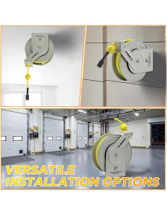 Carrete Retráctil M MINGLE para Manguera 18,29 m 3600 PSI 2