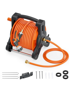 Carrete de Manguera de Jardín Portátil SPECILITE 22,86 m