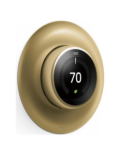 Cubierta de Placa de Pared elago para Nest Thermostat Latón