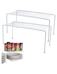 Organizador de Estantes de Gabinete Evelots - 2 Piezas