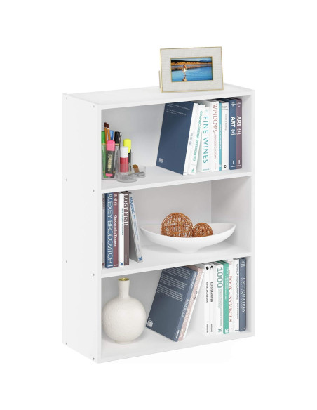 Estantería Abierta Furinno Pasir 3 Niveles Blanco