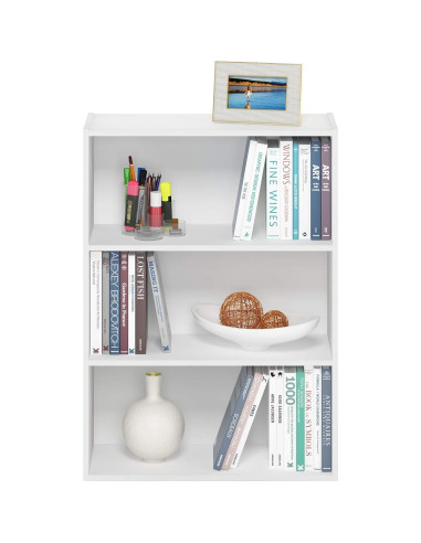 Estantería Abierta Furinno Pasir 3 Niveles Blanco