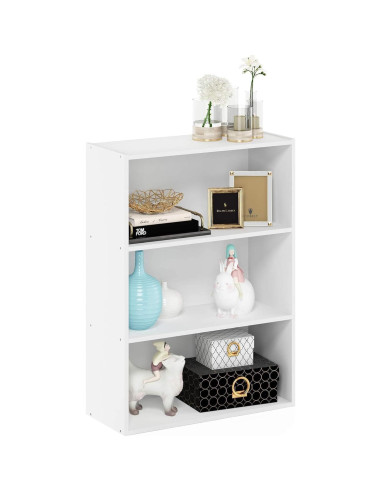 Estantería Abierta Furinno Pasir 3 Niveles Blanco