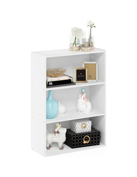 Estantería Abierta Furinno Pasir 3 Niveles Blanco
