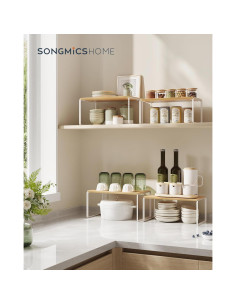 Organizador de Armario de Bambú SONGMICS HOME 2 Estantes 2