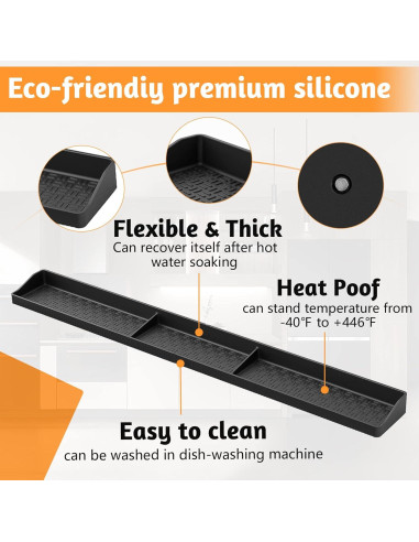 Estante Magnético de Silicona Foeacry 76,2 cm Cocina