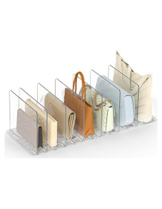 Organizador de Bolsos SortNStore 2 Estantes Ajustable Transparente