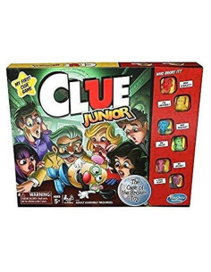 Juego de Mesa Clue Junior Hasbro para Niños + Misterio Juguete Roto