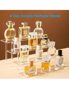 Soporte Organizador Acrílico 4 Niveles para Perfume Henable 2