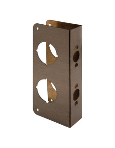 Placa de Refuerzo de Cerradura Prime-Line Latón Antiguo 4,45 cm